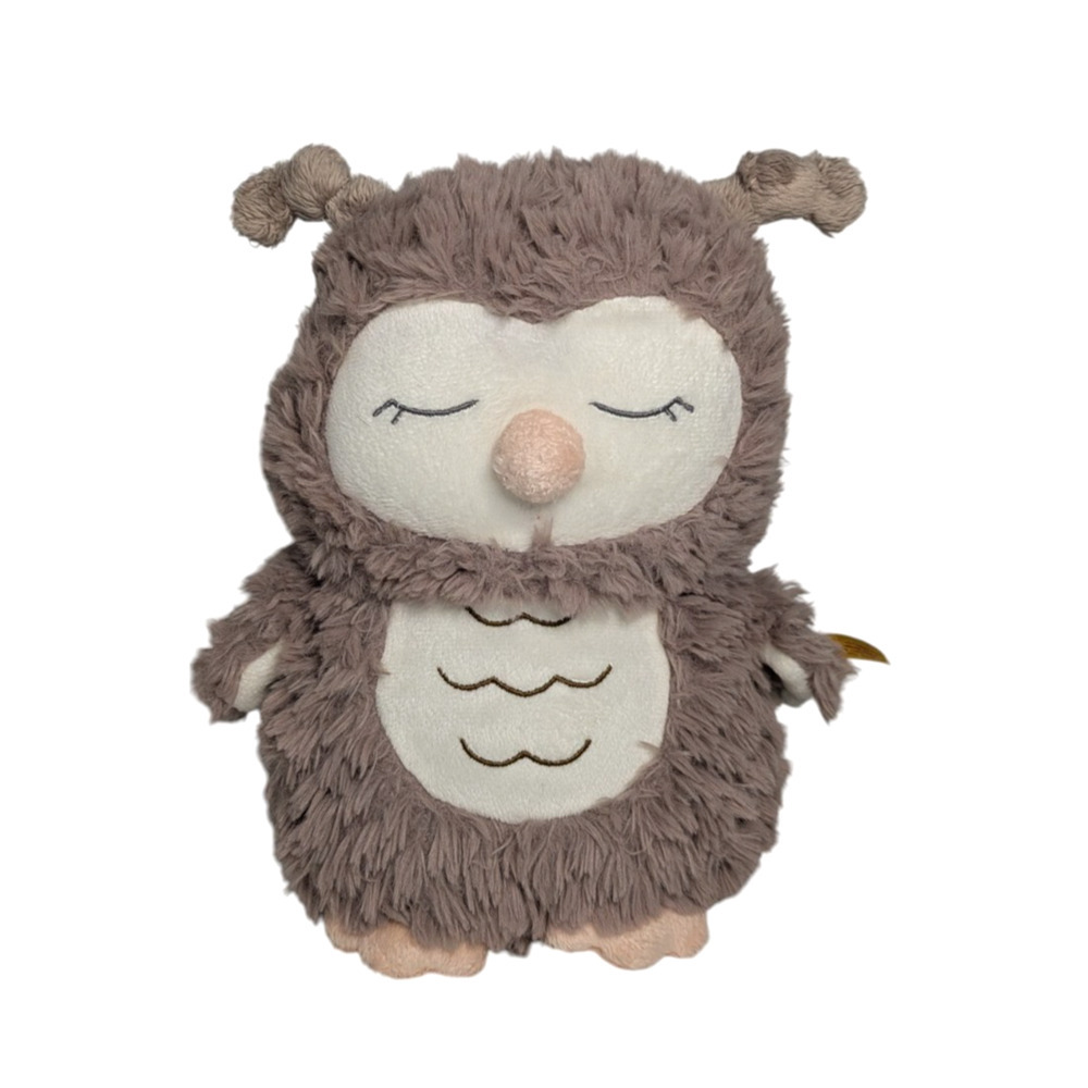Steiff 9" Ollie Owl Plush Stuffed Animal Germany Toy Sleeping Beanbag Weighted